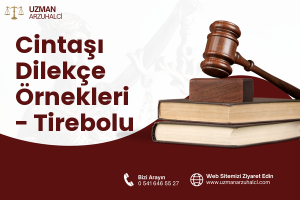 Cintaşı Dilekçe Örnekleri - Tirebolu