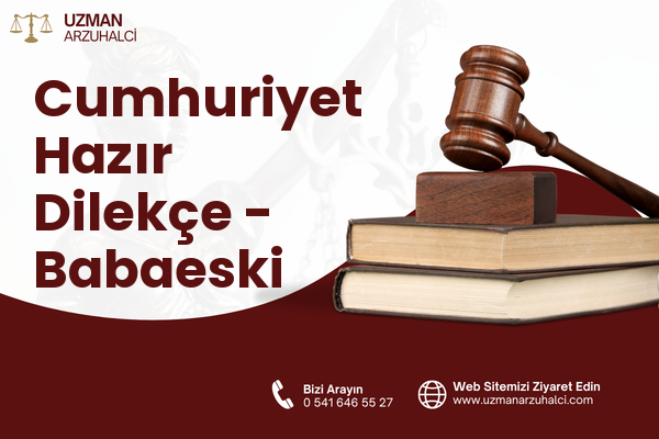 Cumhuriyet Hazır Dilekçe - Babaeski