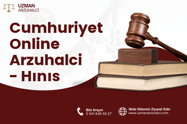 Cumhuriyet Online Arzuhalci - Hınıs