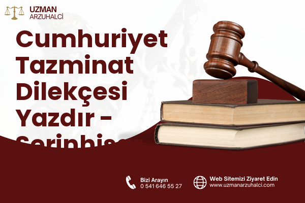 Cumhuriyet Tazminat Dilekçesi Yazdır - Serinhisar