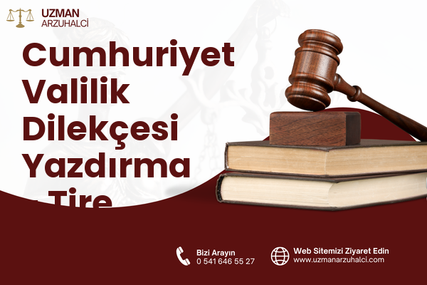 Cumhuriyet Valilik Dilekçesi Yazdırma - Tire