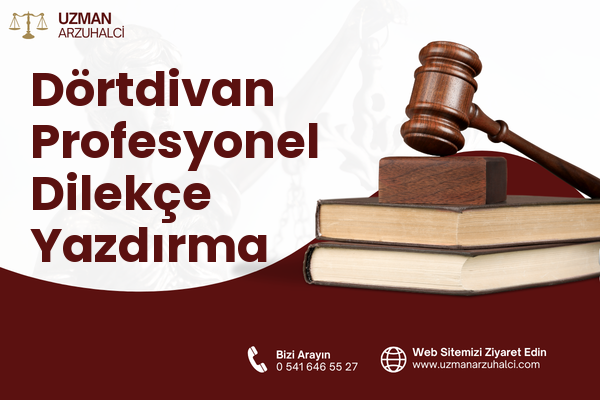 Dörtdivan Profesyonel Dilekçe Yazdırma
