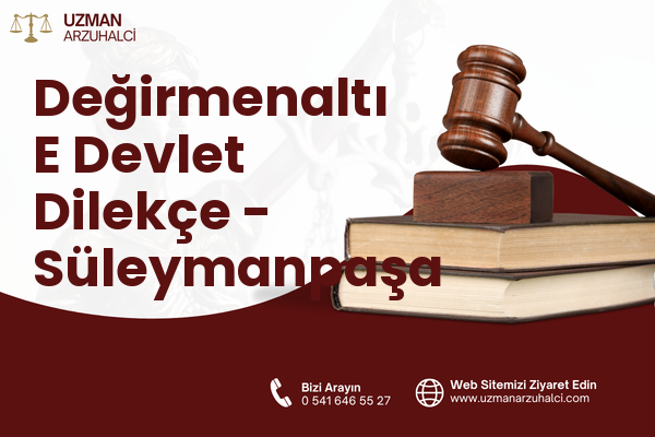 Değirmenaltı E Devlet Dilekçe - Süleymanpaşa
