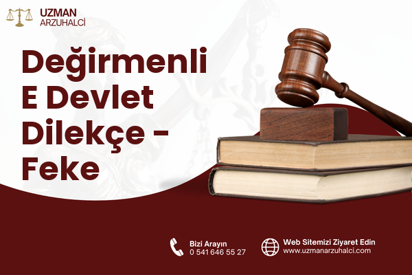 Değirmenli E Devlet Dilekçe - Feke