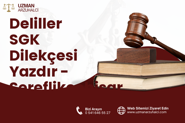 Deliller SGK Dilekçesi Yazdır - Şereflikoçhisar