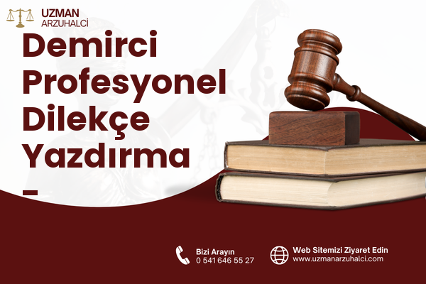Demirci Profesyonel Dilekçe Yazdırma - Derinkuyu