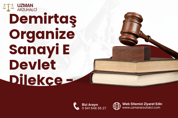 Demirtaş Organize Sanayi E Devlet Dilekçe - Osmangazi