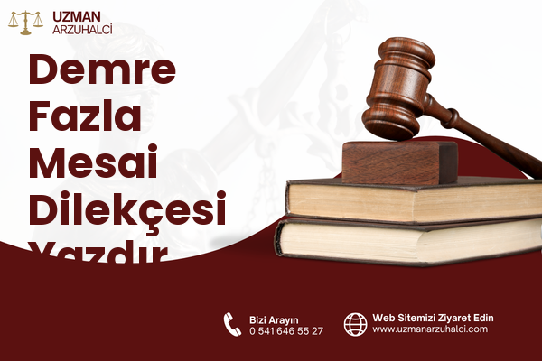 Demre Fazla Mesai Dilekçesi Yazdır