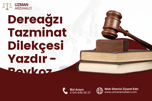 Dereağzı Tazminat Dilekçesi Yazdır - Beykoz
