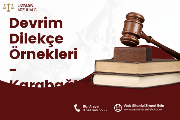 Devrim Dilekçe Örnekleri - Karabağlar