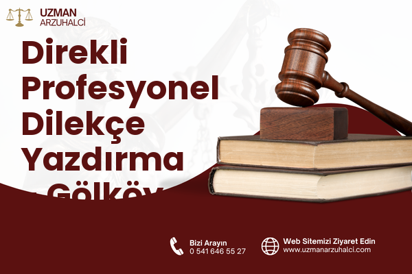Direkli Profesyonel Dilekçe Yazdırma - Gölköy