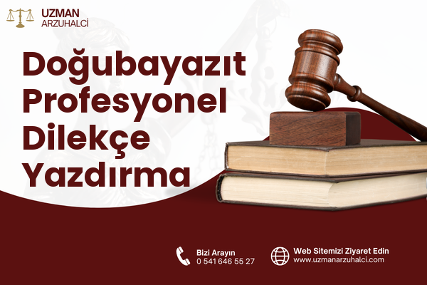 Doğubayazıt Profesyonel Dilekçe Yazdırma