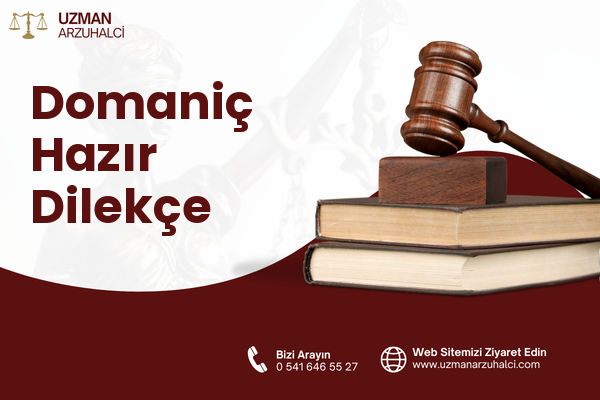 Domaniç Hazır Dilekçe