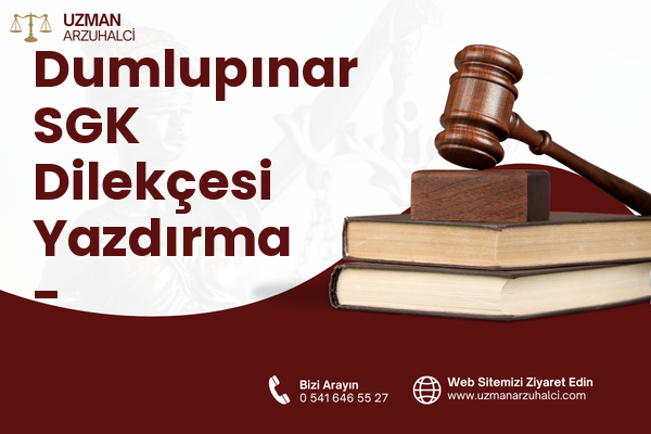 Dumlupınar SGK Dilekçesi Yazdırma - İskenderun