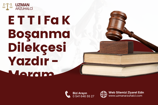 E T T I Fa K Boşanma Dilekçesi Yazdır - Meram
