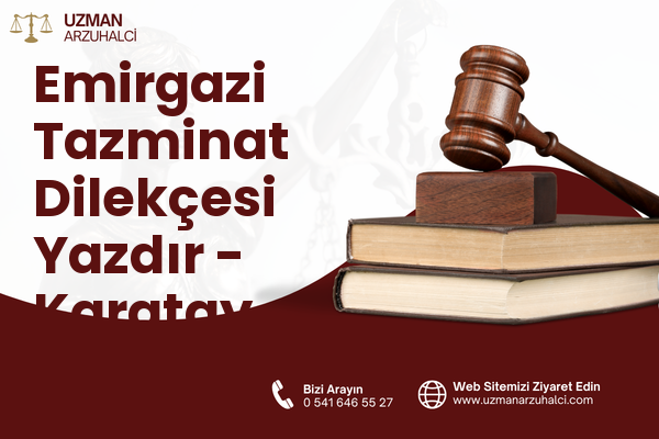 Emirgazi Tazminat Dilekçesi Yazdır - Karatay