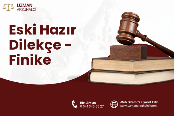 Eski Hazır Dilekçe - Finike