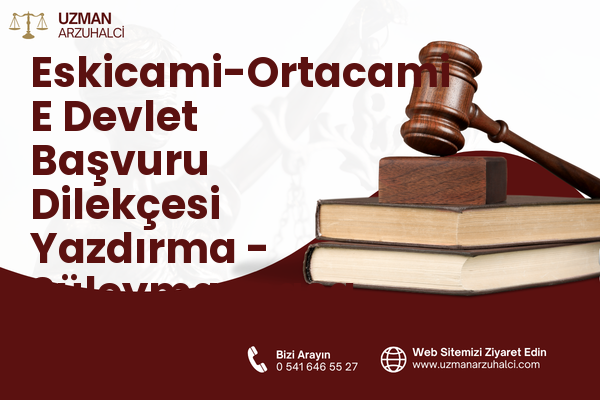 Eskicami-Ortacami E Devlet Başvuru Dilekçesi Yazdırma - Süleymanpaşa