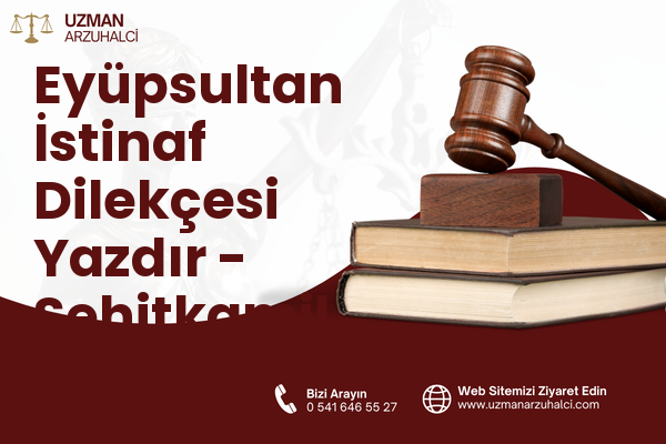 Eyüpsultan İstinaf Dilekçesi Yazdır - Şehitkamil