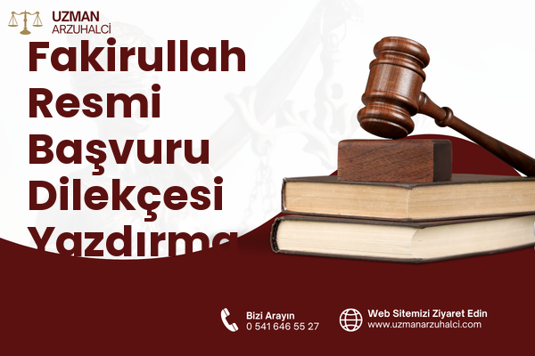 Fakirullah Resmi Başvuru Dilekçesi Yazdırma - Tillo