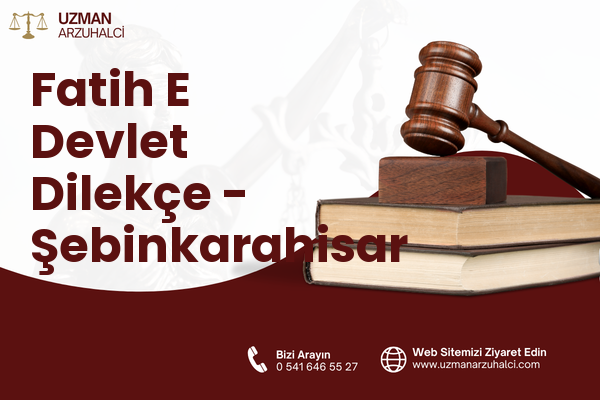 Fatih E Devlet Dilekçe - Şebinkarahisar