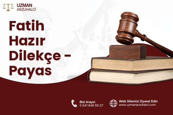Fatih Hazır Dilekçe - Payas