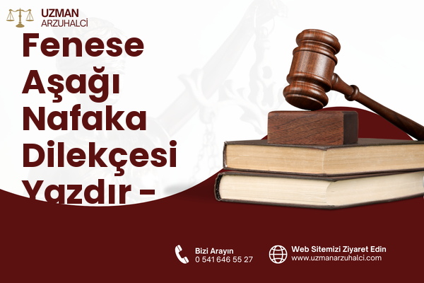 Fenese Aşağı Nafaka Dilekçesi Yazdır - Develi