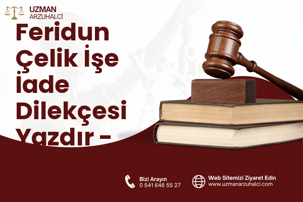 Feridun Çelik İşe İade Dilekçesi Yazdır - Altındağ