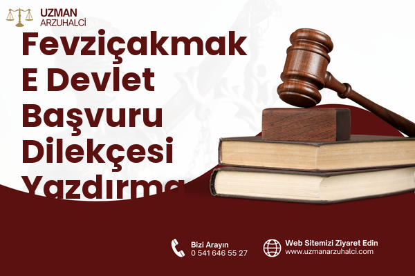 Fevziçakmak E Devlet Başvuru Dilekçesi Yazdırma - Darıca