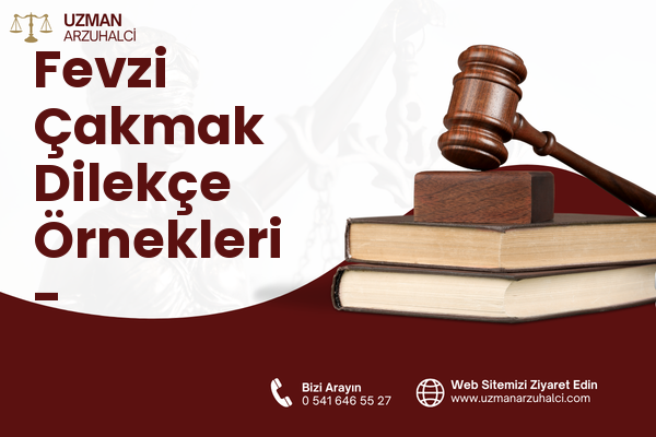 Fevzi Çakmak Dilekçe Örnekleri - Karabağlar