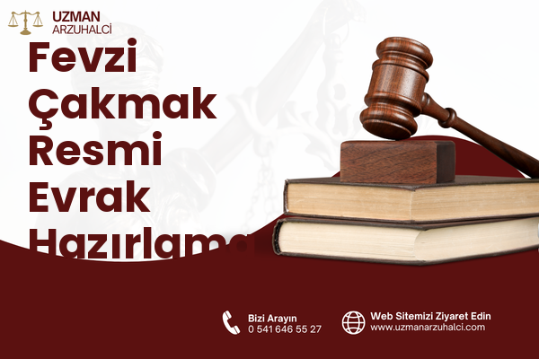 Fevzi Çakmak Resmi Evrak Hazırlama - Göle