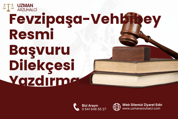 Fevzipaşa-Vehbibey Resmi Başvuru Dilekçesi Yazdırma - Ayvalık