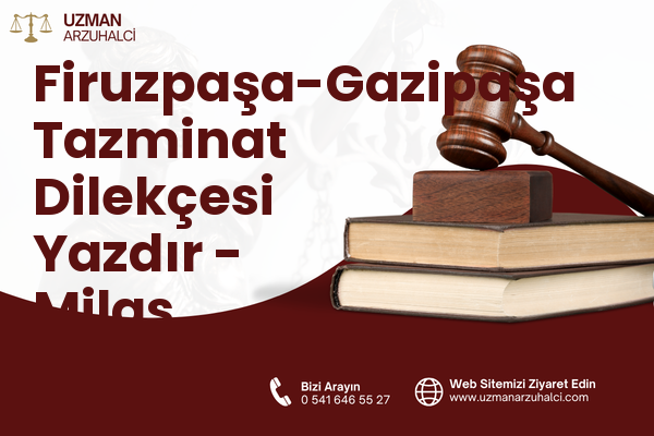 Firuzpaşa-Gazipaşa Tazminat Dilekçesi Yazdır - Milas