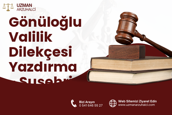 Gönüloğlu Valilik Dilekçesi Yazdırma - Suşehri