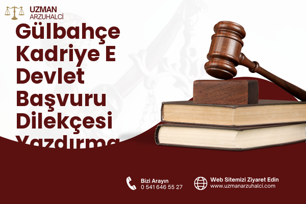 Gülbahçe Kadriye E Devlet Başvuru Dilekçesi Yazdırma - İzmit
