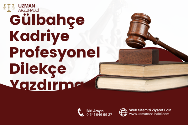 Gülbahçe Kadriye Profesyonel Dilekçe Yazdırma - İzmit