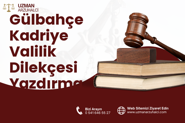 Gülbahçe Kadriye Valilik Dilekçesi Yazdırma - İzmit