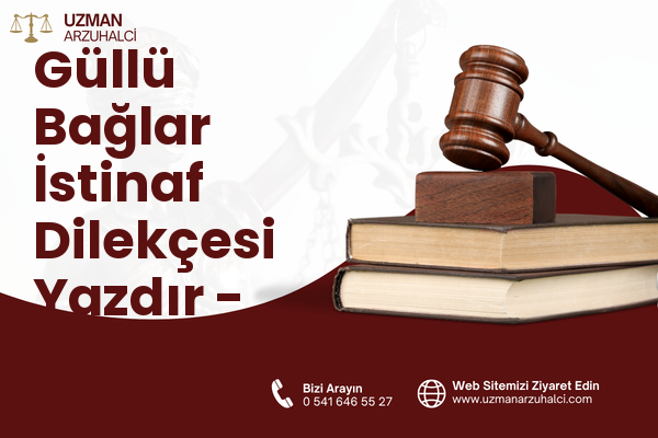 Güllü Bağlar İstinaf Dilekçesi Yazdır - Pendik