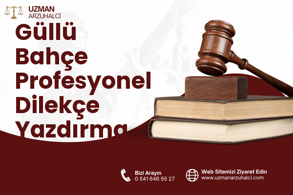 Güllü Bahçe Profesyonel Dilekçe Yazdırma - Antakya