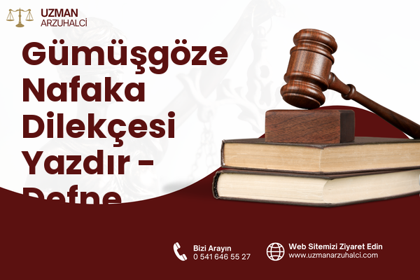 Gümüşgöze Nafaka Dilekçesi Yazdır - Defne