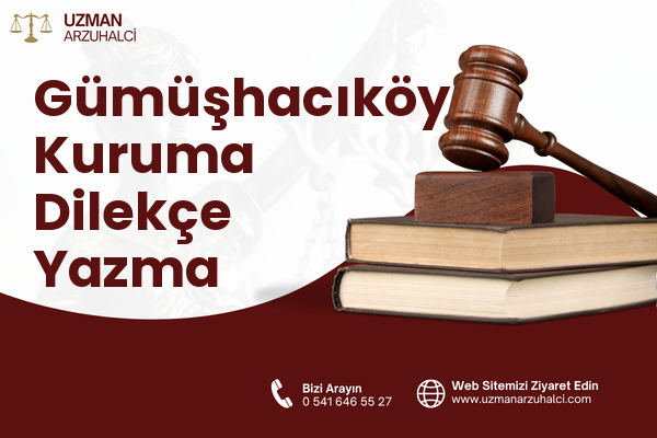 Gümüşhacıköy Kuruma Dilekçe Yazma