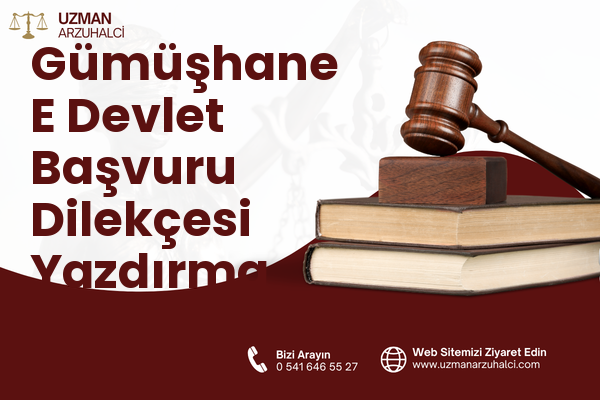 Gümüşhane E Devlet Başvuru Dilekçesi Yazdırma - Yomra