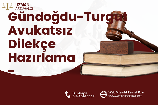 Gündoğdu-Turgut Avukatsız Dilekçe Hazırlama - Süleymanpaşa