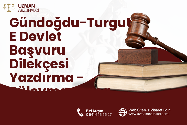 Gündoğdu-Turgut E Devlet Başvuru Dilekçesi Yazdırma - Süleymanpaşa