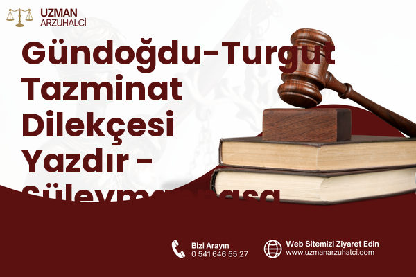 Gündoğdu-Turgut Tazminat Dilekçesi Yazdır - Süleymanpaşa