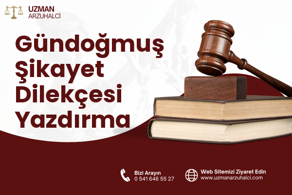 Gündoğmuş Şikayet Dilekçesi Yazdırma