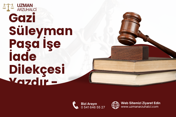 Gazi Süleyman Paşa İşe İade Dilekçesi Yazdır - Lapseki
