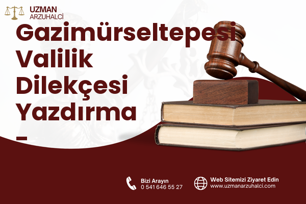 Gazimürseltepesi Valilik Dilekçesi Yazdırma - Reyhanlı