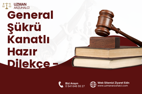 General Şükrü Kanatlı Hazır Dilekçe - Antakya