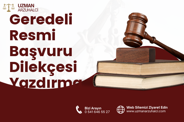 Geredeli Resmi Başvuru Dilekçesi Yazdırma - Derince